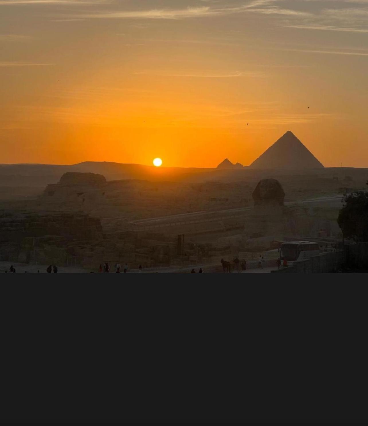 Great Scarab Pyramids View Hotel Kafret el-Gabal Exterior foto